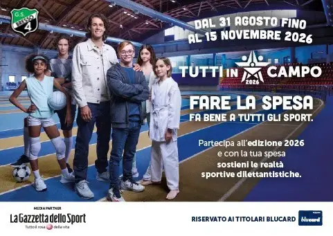TUTTI IN CAMPO 2026

Presso il centro commerciale @ilgigantesupermercati di via Vittorio Veneto, Bresso, é presente la teca raccogli buoni targata Bresso4! Ogni buono sarà utile alla raccolta e alla possibilità di acquistare nuove attrezzature sportive! Speriamo di contare sul supporto di ognuno di voi! 

#bresso4xsempre 
#tuttiincampo 
#ilgigante